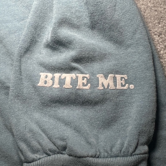 Miami Hooligans Blue Bite Me Long Sleeve Size Large - Picture 5 of 5